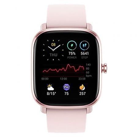 Smartwatch Huami Amazfit GTS 2 Mini/ Notificaciones/ Frecuencia Cardíaca/ Rosa Flamenco