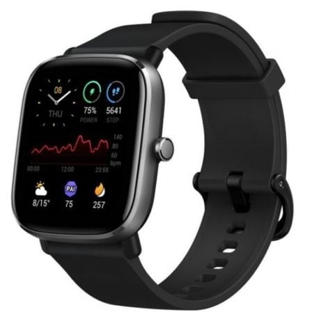 Smartwatch Huami Amazfit GTS 2 Mini/ Notificaciones/ Frecuencia Cardíaca/ Negro Meteorito