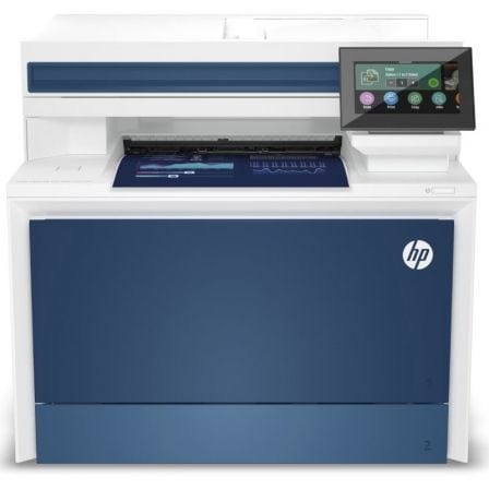 Multifunción Láser Color HP LaserJet Pro 4302fdw/ WiFi/ Fax/ Dúplex/ Blanca y Azul