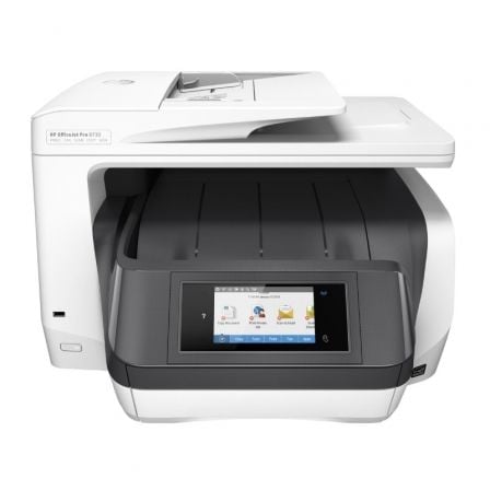 Multifunción HP Officejet Pro 8730 WiFi/ Fax/ Dúplex/ ADF/ Blanca