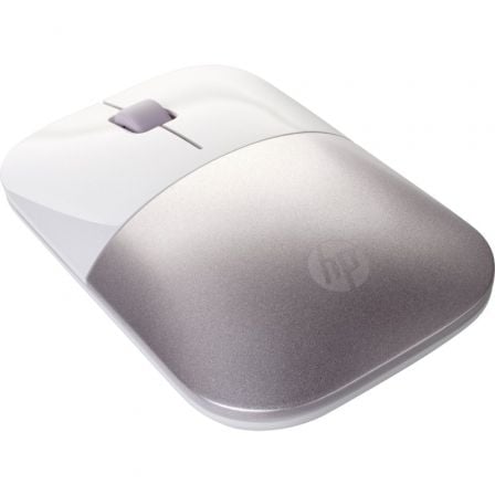 Ratón Inalámbrico HP Z3700/ Hasta 1200 DPI/ Blanco y Rosa