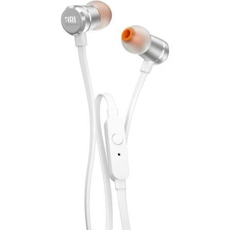 Auriculares Intrauditivos JBL Tune 290/ con Micrófono/ Plateados