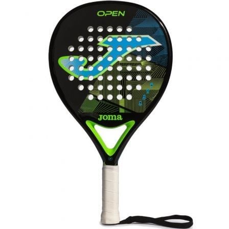 Pala de Pádel Joma Open Negro y Turquesa Flúor