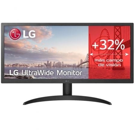 Monitor Profesional Ultrapanorámico LG UltraWide 26WQ500-B 25.7'/ WFHD/ Negro