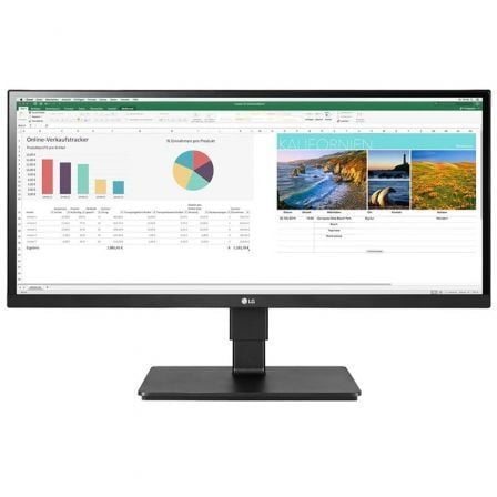 Monitor Profesional Ultrapanorámico LG 29BN650-B 29'/ WFHD/ Multimedia/ Negro