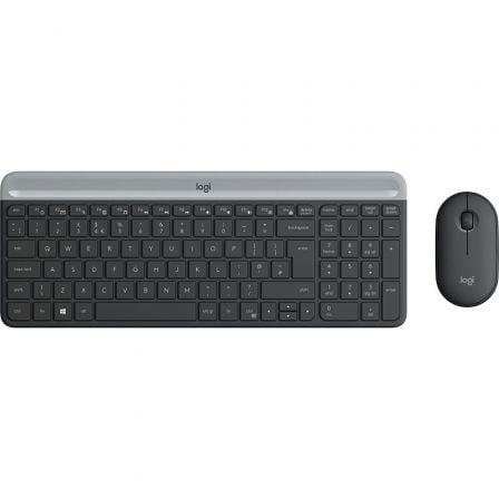 Teclado y Ratón Inalámbricos Logitech Slim Combo MK470