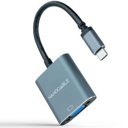 Adaptador Nanocable 10.16.4101-G/ USB Tipo-C Macho - VGA Hembra