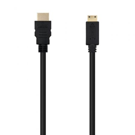 Cable HDMI Nanocable 10.15.0902/ HDMI Macho - Mini HDMI Macho/ 1.8m/ Negro