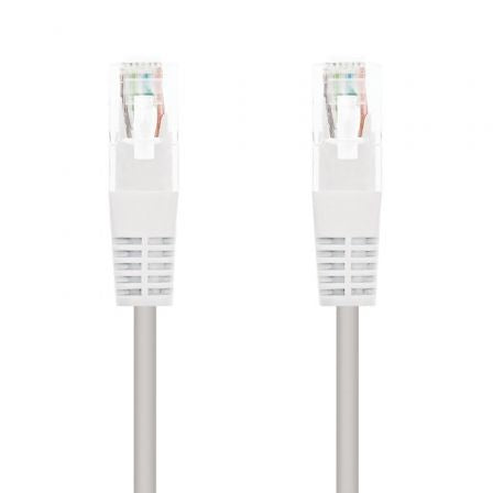 Cable de Red RJ45 UTP Nanocable 10.20.0110-W Cat.5/ 10m/ Blanco