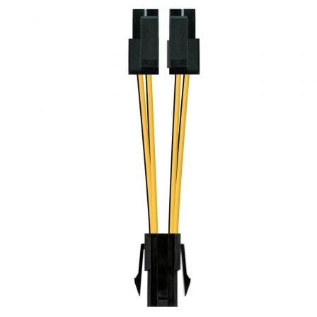 Cable de Alimentación Microprocesador Nanocable 10.19.1401/ Molex -4+4 PIN Macho - Molex 4 PIN Hembra/ 15cm