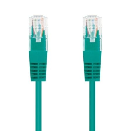 Cable de Red RJ45 UTP Nanocable 10.20.0400-GR/ Cat.6/ 50cm/ Verde