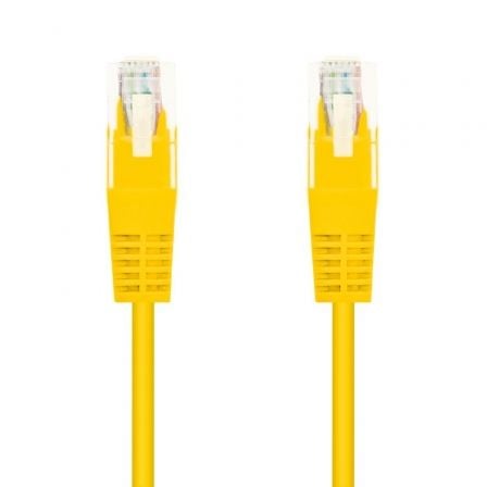 Cable de Red RJ45 UTP Nanocable 10.20.0400-L25-Y Cat.6/ 25cm/ Amarillo