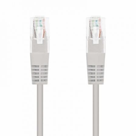 Cable de Red RJ45 UTP Nanocable 10.20.0400-L25 Cat.6/ 25cm/ Gris