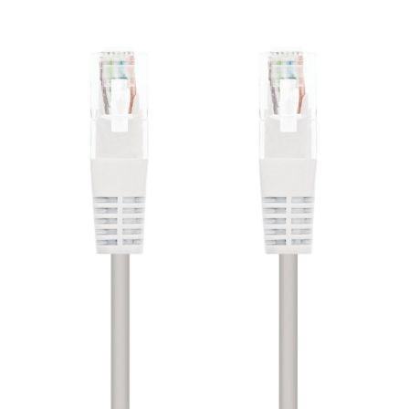 Cable de Red RJ45 UTP Nanocable 10.20.0401-W Cat.6/ 1m/ Blanco