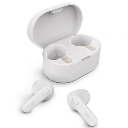 Auriculares Inalámbricos Philips TAT1138WT/ con Micrófono/ Bluetooth/ Blancos