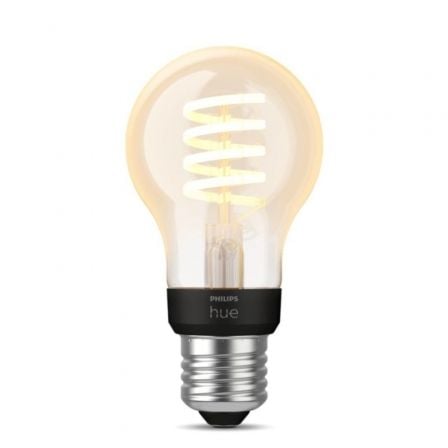 Bombilla Led Inteligente Philips Hue White A60 Thin Filament/ Casquillo E27/ 7W/ 550 Lúmenes/ 2200-4500K/ Precisa Philips Hue Bridge