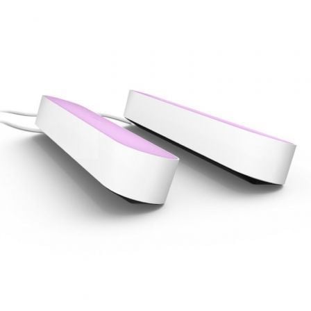 Lámpara Inteligente Philips Hue White and Colour Ambiance Play light bar/ Pack 2/ Blanca