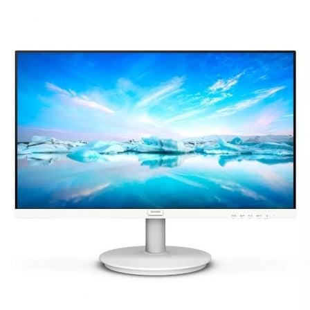 Monitor Philips 241V8AW 23.8'/ Full HD/ Multimedia/ Blanco