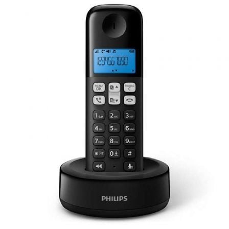 Teléfono Inalámbrico Philips D1611B/34/ Negro