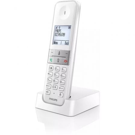 Teléfono Inalámbrico Philips D4701W/34/ Blanco