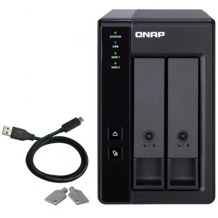 DAS QNAP TR-002/ 2 Bahías 3.5'- 2.5'/ Formato Torre