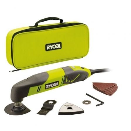 Juego de Herramientas Ryobi RMT200-S/ Incluye 2 cuchillas / 1 Base Lijado / 6 Hojas Lija