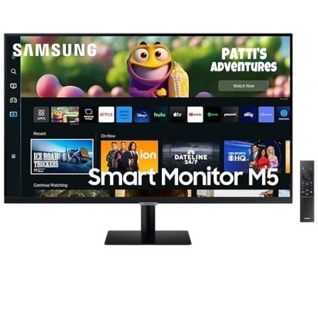 Smart Monitor Samsung M5 - M50C S27CM500EU 27'/ Full HD/ Smart TV/ Multimedia/ Negro