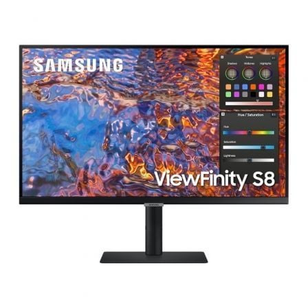 Monitor Profesional Samsung ViewFinity S8 S27B800PXU 27'/ 4K/ Negro