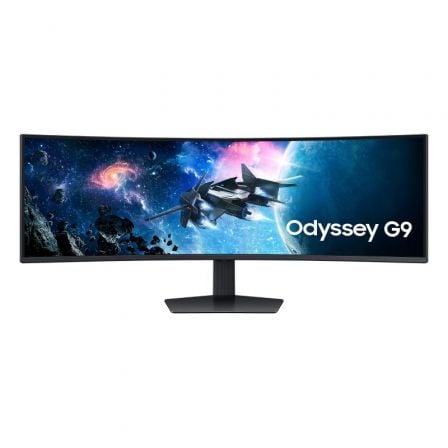 Monitor Gaming Ultrapanorámico Curvo Samsung Odyssey G9 S49CG954EU 49'/ Dual QHD/ 1ms/ 240Hz/ VA/ Negro