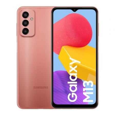 Smartphone Samsung Galaxy M13 4GB/ 64GB/ 6.6'/ Naranja Cobre