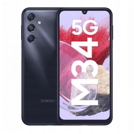 Smartphone Samsung Galaxy M34 6GB/ 128GB/ 6.5'/ 5G/ Azul Oscuro