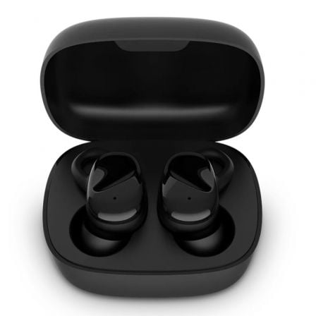 Auriculares Bluetooth SPC Ether Sport con estuche de carga/ Autonomía 3.5h/ Negros