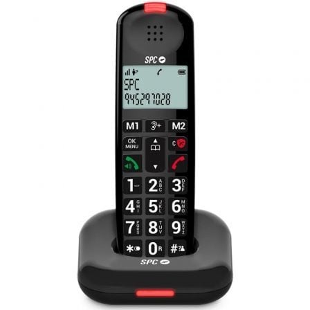 Teléfono Inalámbrico SPC Comfort Kairo/ Negro