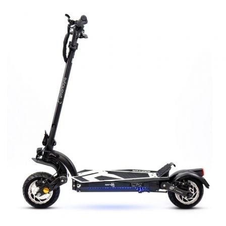 Patinete Eléctrico SmartGyro Raptor Certificado/ Motor 1000W/ Ruedas 10'/ 25km/h /Autonomía 90km/ Negro