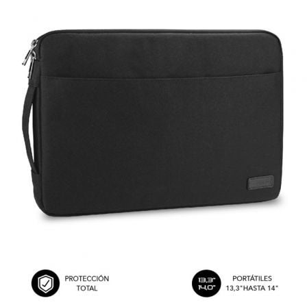 Funda Subblim Urban Laptop Sleeve para Portátiles hasta 14'/ Negra