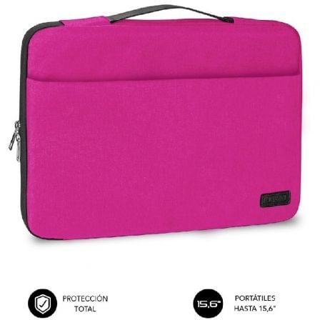 Funda Subblim Elegant Laptop Sleeve hasta 15.6'/ Rosa