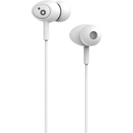 Auriculares Intrauditivos Sunstech Pops/ con Micrófono/ Jack 3.5/ Blancos