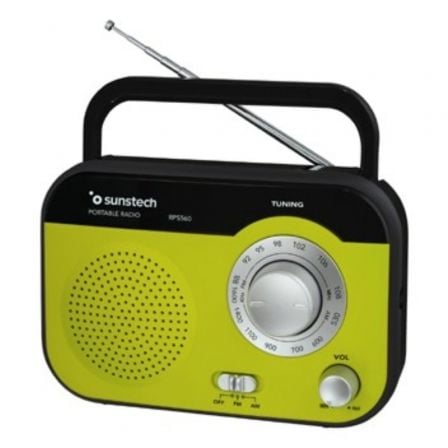 Radio Portátil Sunstech RPS560/ Verde