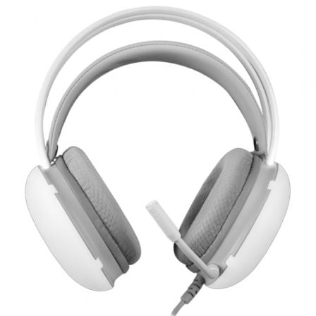 Auriculares Gaming con Micrófono Mars Gaming MH-GLOW/ Jack 3.5/ Blancos