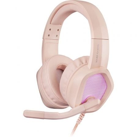 Auriculares Gaming con Micrófono Mars Gaming MH320/ Jack 3.5/ Rosas