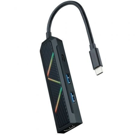 Docking USB Tipo-C Nanocable 10.16.0401/ 2xUSB/ 1xUSB Tipo-C PD/ 1xHDMI