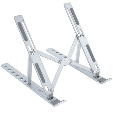 Soporte TooQ TQLRS0035-AL para Portátil/ Tablet hasta 15'/ Plata