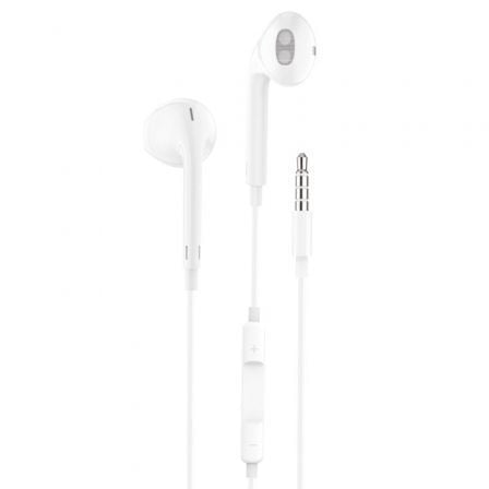 Auriculares Tech One Tech earTECH TEC1001/ con Micrófono/ Jack 3.5/ Blancos