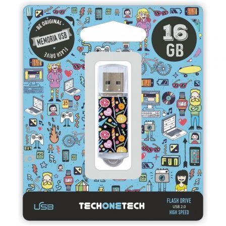 Pendrive 16GB Tech One Tech Candy Pop USB 2.0