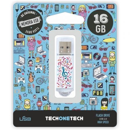 Pendrive 16GB Tech One Tech Music Dream USB 2.0