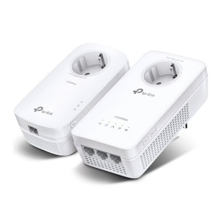 Adaptador Powerline TPLink AV1300 1300Mbps/ Alcance 300m/ Pack de 2