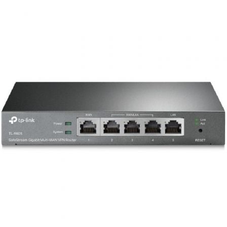 Router VPN SafeStream Gigabit TP-Link TL-R605/ 5 Puertos Multi-WAN