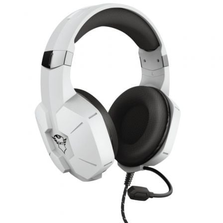 Auriculares Gaming con Micrófono Trust Gaming GXT 323W Carus/ Jack 3.5/ Blancos