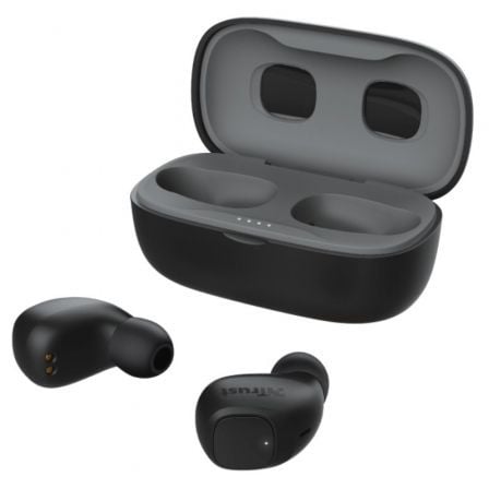 Auriculares Bluetooth Trust Nika Compact con estuche de carga/ Autonomía 8h/ Negros