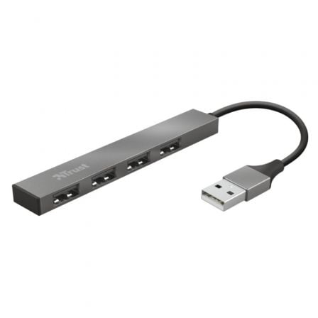 Hub USB 2.0 Trust Halyx/ 4xUSB